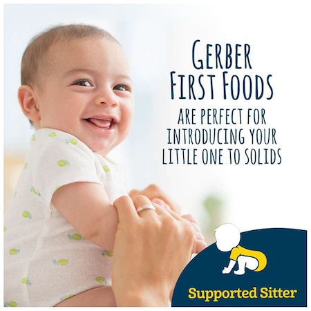 Gerber Gerber 1st Foods Pear Baby Food 4 oz. Tubs, PK8 00015000910365U